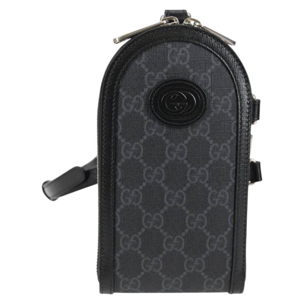 Gucci GG Supreme Shoulder Bag Black